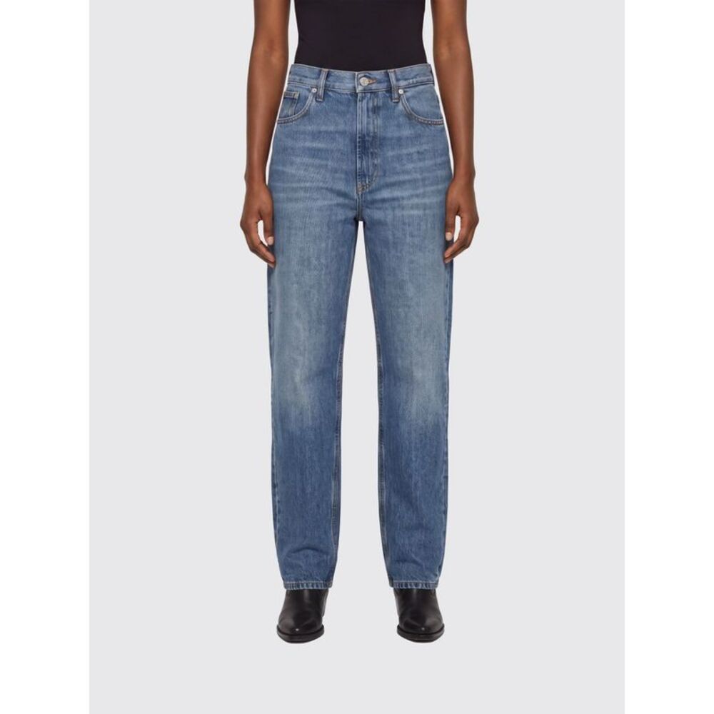 Dondup Women Bessie Mid-Rise Wide-Leg Jeans Dondup In Cotton Denim